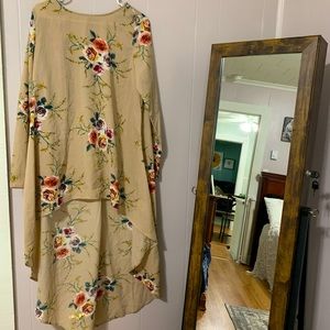 Tan high top SHEIN top, NWOT